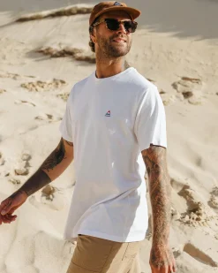 T-Shirts & Tank Tops|Passenger Classic Logo Recycled Cotton T-Shirt - White