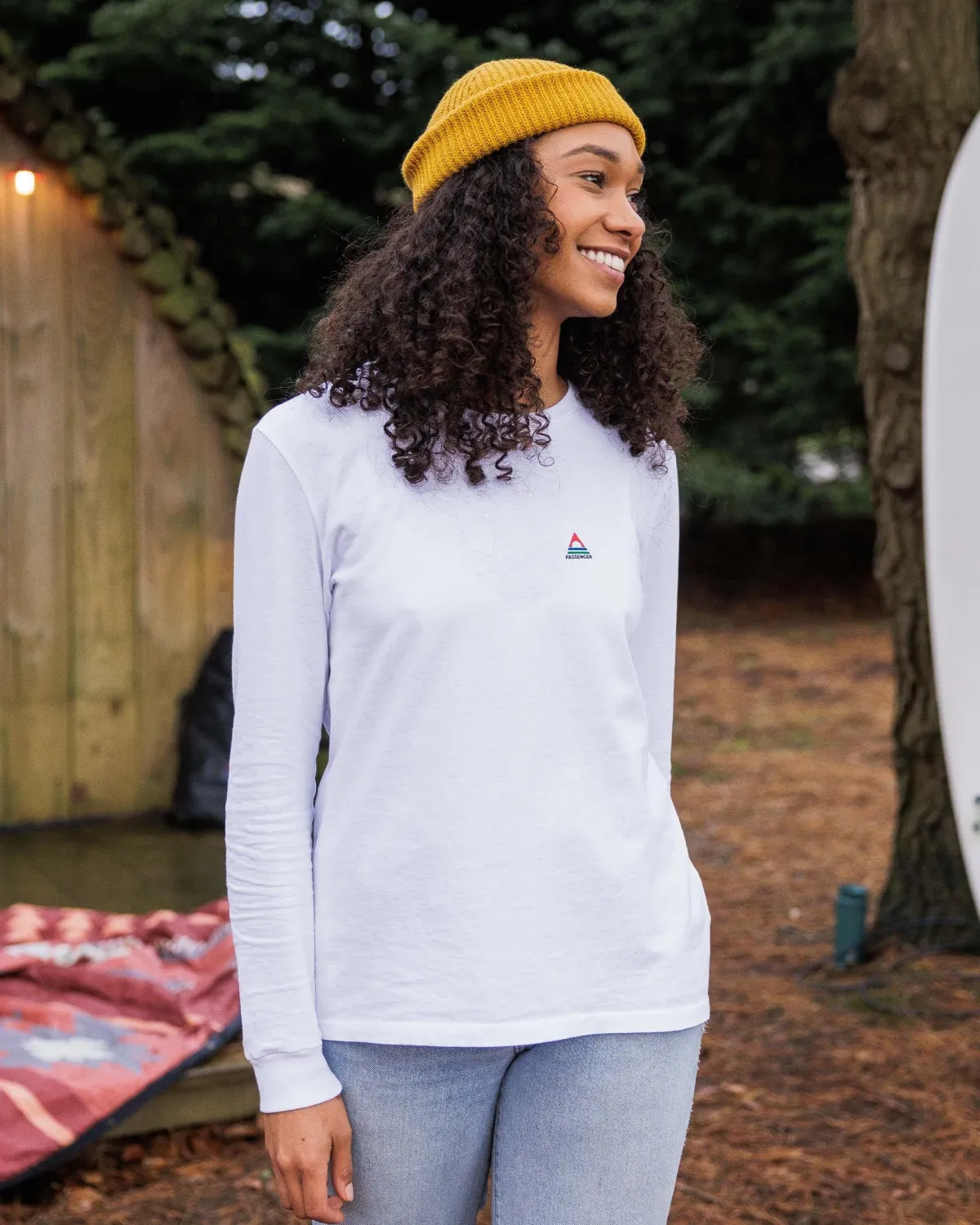 Tops & T-Shirts|T-Shirts & Tank Tops|Passenger Classic Recycled Cotton Long Sleeve T-Shirt - White