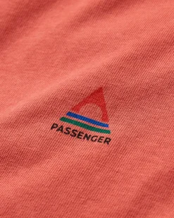 T-Shirts & Tank Tops|Tops & T-Shirts|Passenger Classic Recycled Cotton Long Sleeve T-Shirt - Mineral Red MineralRed