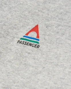 T-Shirts & Tank Tops|Tops & T-Shirts|Passenger Classic Recycled Cotton Long Sleeve T-Shirt - Mid Grey Marl MidGreyMarl