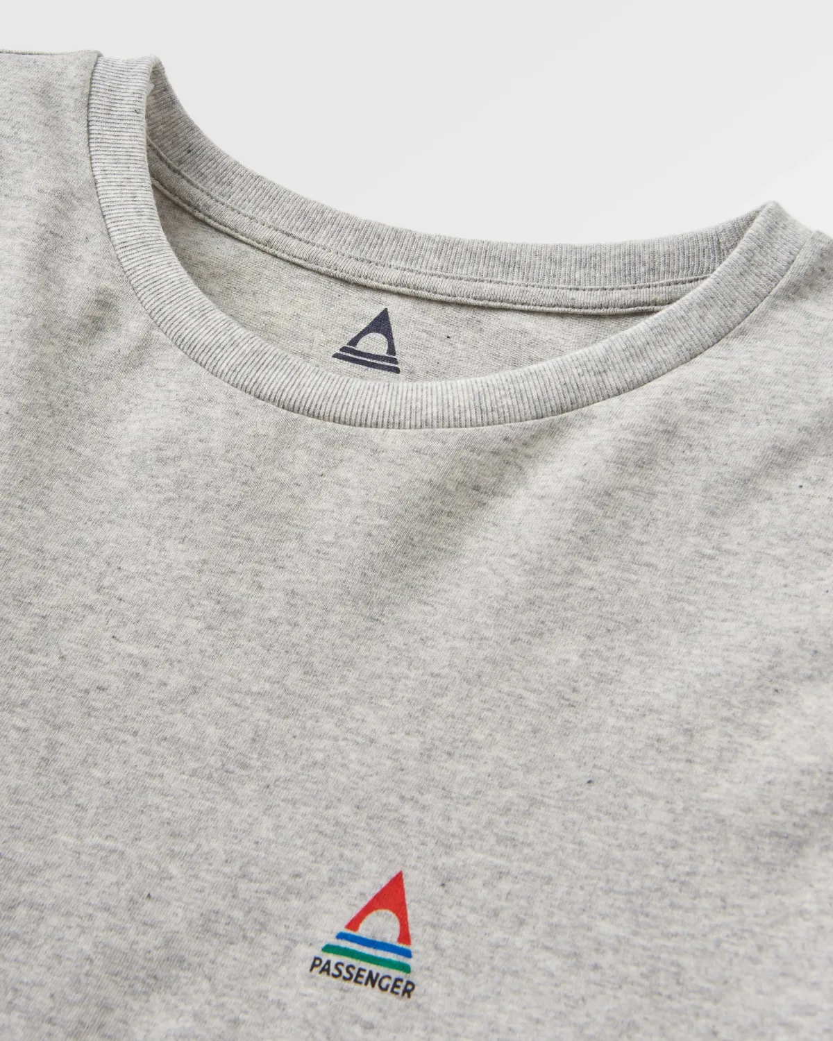 T-Shirts & Tank Tops|Tops & T-Shirts|Passenger Classic Recycled Cotton Long Sleeve T-Shirt - Mid Grey Marl MidGreyMarl