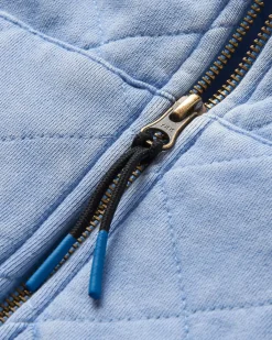 Hoodies & Sweatshirts|Passenger Clementine Quilted Full Zip - Cornflower
