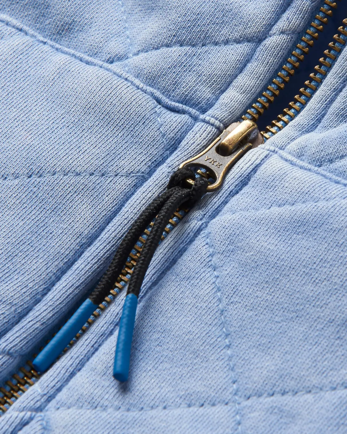 Hoodies & Sweatshirts|Passenger Clementine Quilted Full Zip - Cornflower