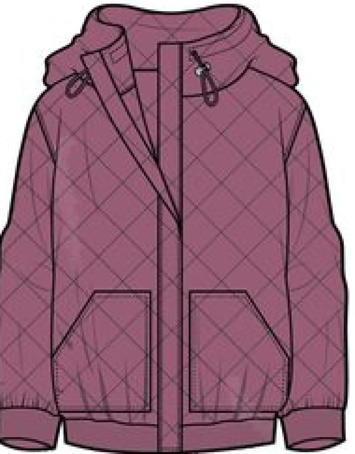 Hoodies|Hoodies & Sweatshirts|Passenger Clementine Recycled Quilted Button Up Hoodie - Mauve Haze MauveHaze