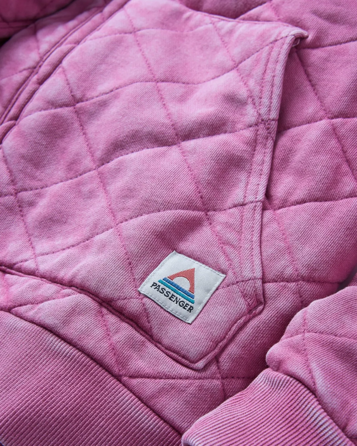 Hoodies|Hoodies & Sweatshirts|Passenger Clementine Recycled Quilted Button Up Hoodie - Mauve Haze MauveHaze