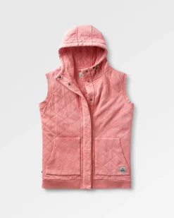 Hoodies & Sweatshirts|Passenger Clementine Recycled Quilted Vest - Shell Pink ShellPink