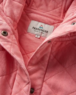 Hoodies & Sweatshirts|Passenger Clementine Recycled Quilted Vest - Shell Pink ShellPink