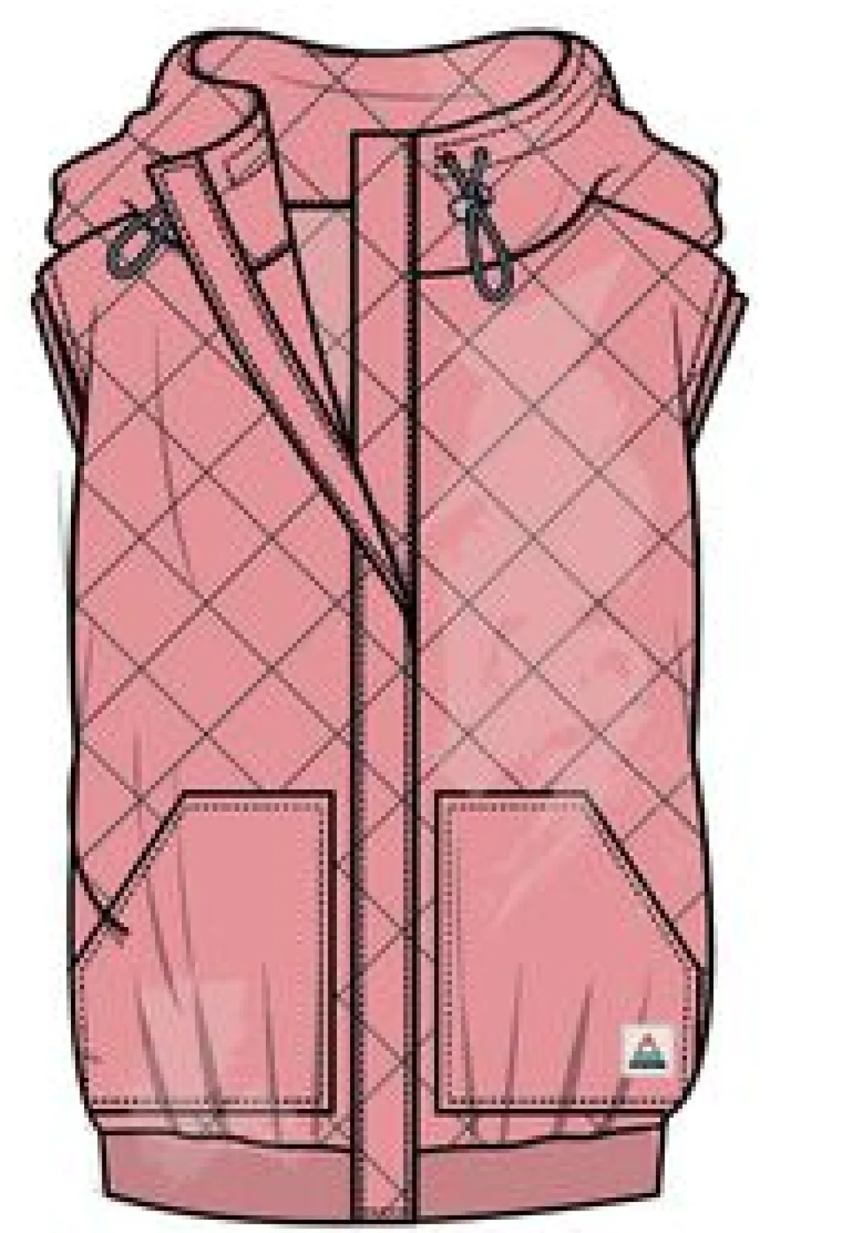 Hoodies & Sweatshirts|Passenger Clementine Recycled Quilted Vest - Shell Pink ShellPink