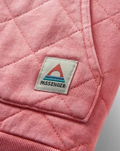 Hoodies & Sweatshirts|Passenger Clementine Recycled Quilted Vest - Shell Pink ShellPink