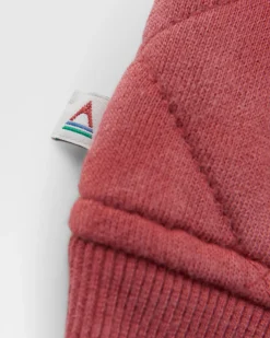 Hoodies & Sweatshirts|Passenger Clementine Recycled Quilted High Neck - Red Ochre RedOchre
