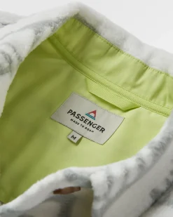 Fleece|Shirts|Passenger Cloudy 2.0 Recycled Sherpa Fleece Shirt - Mountain Geo Vintage White MountainGeoVintageWhite