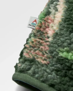 Fleece|Fleece|Passenger Clover Recycled Cotton-Lined Sherpa Fleece - Abstract Mountain Fir Tree AbstractMountainFirTree
