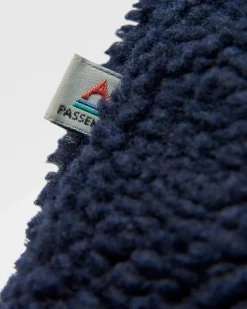 Fleece|Fleece|Passenger Clover Recycled Cotton-Lined Sherpa Fleece - Deep Navy DeepNavy