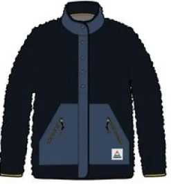 Fleece|Fleece|Passenger Clover Recycled Cotton-Lined Sherpa Fleece - Deep Navy DeepNavy