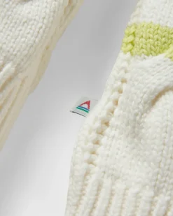 Sweaters|Passenger Comfort Stripe Organic Knitted Sweater - Lime Stripe LimeStripe