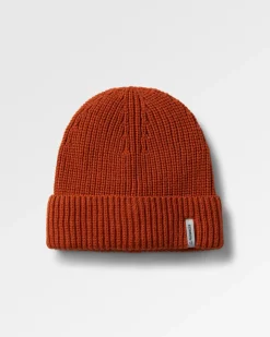 Beanies|Beanies|Passenger Compass Recycled Beanie - Rust