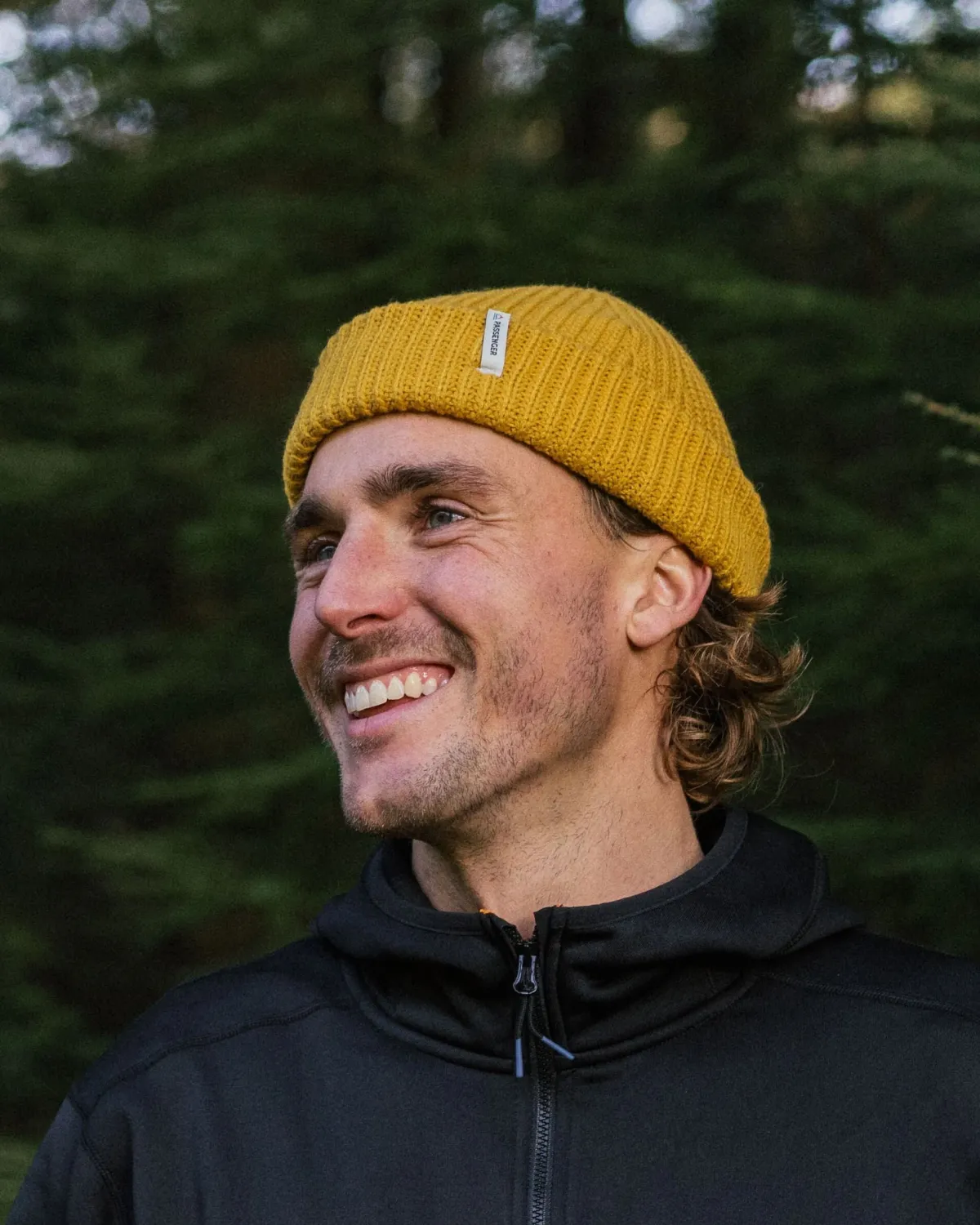 Beanies|Beanies|Passenger Compass Recycled Beanie - Mustard Yellow MustardYellow