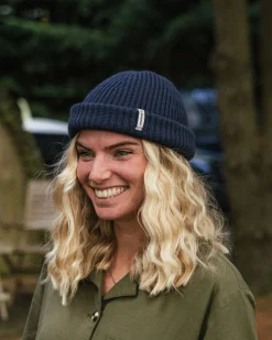 Beanies|Beanies|Passenger Compass Recycled Beanie - Rich Navy RichNavy