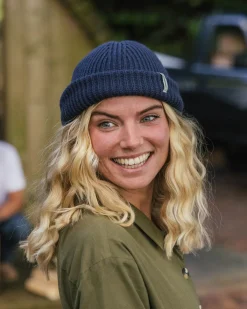 Beanies|Beanies|Passenger Compass Recycled Beanie - Rich Navy RichNavy