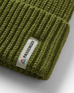 Beanies|Beanies|Passenger Compass Recycled Beanie - Khaki