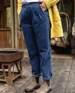 Pants|Overalls & Pants|Passenger Compass Recycled Corduroy Pant - Dark Denim DarkDenim
