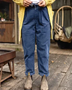 Pants|Overalls & Pants|Passenger Compass Recycled Corduroy Pant - Dark Denim DarkDenim