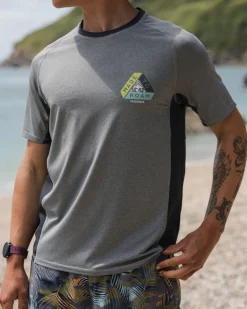 T-Shirts & Tank Tops|Passenger Cool Down Active T-shirt - Gray Marl GrayMarl