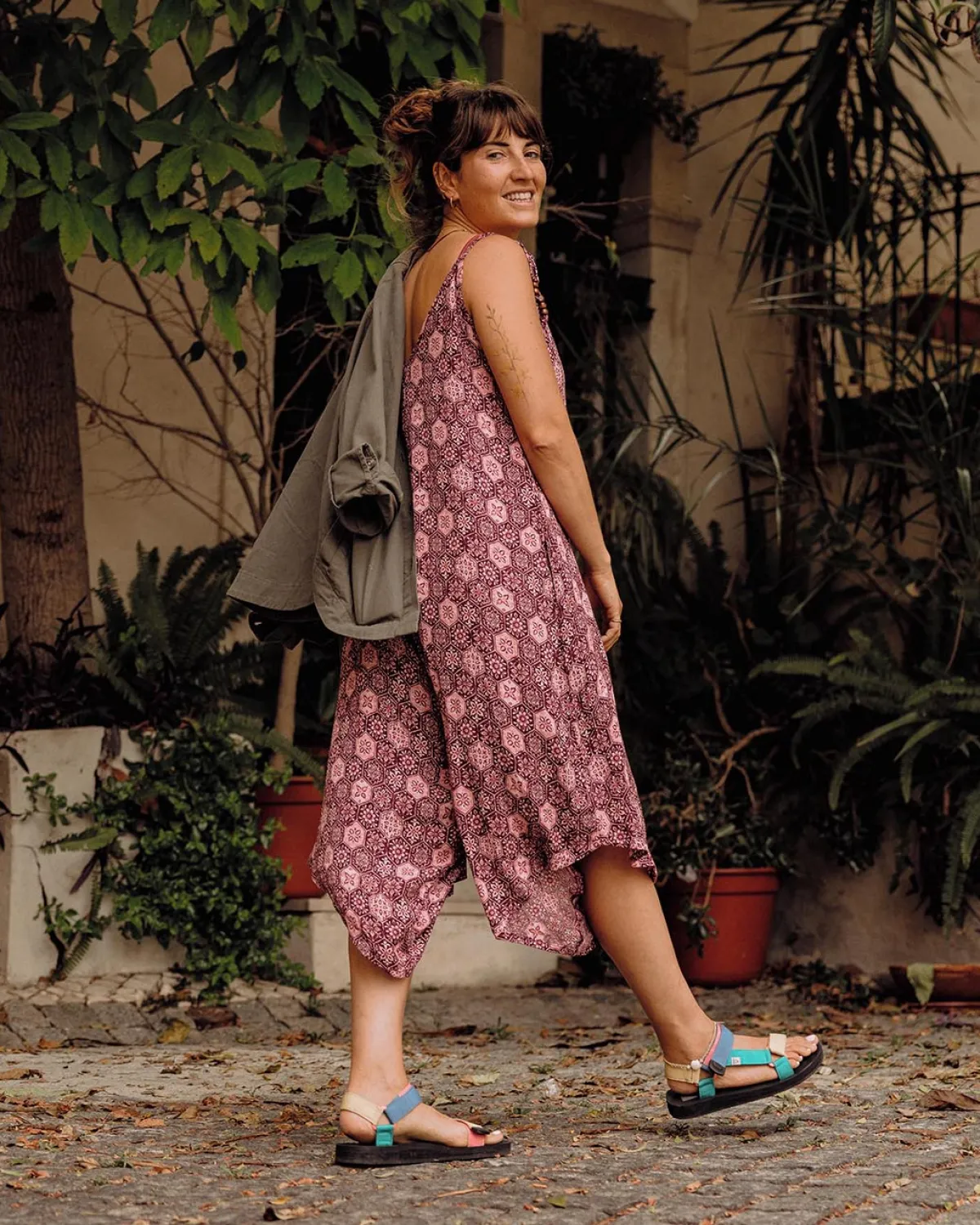 Jumpsuits & Playsuits|Pants|Passenger Copetín Jumpsuit - Tile Wine TileWine