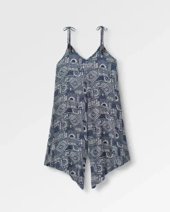 Pants|Dresses & Skirts|Passenger Copetín Jumpsuit - Vintage Patchwork Navy VintagePatchworkNavy