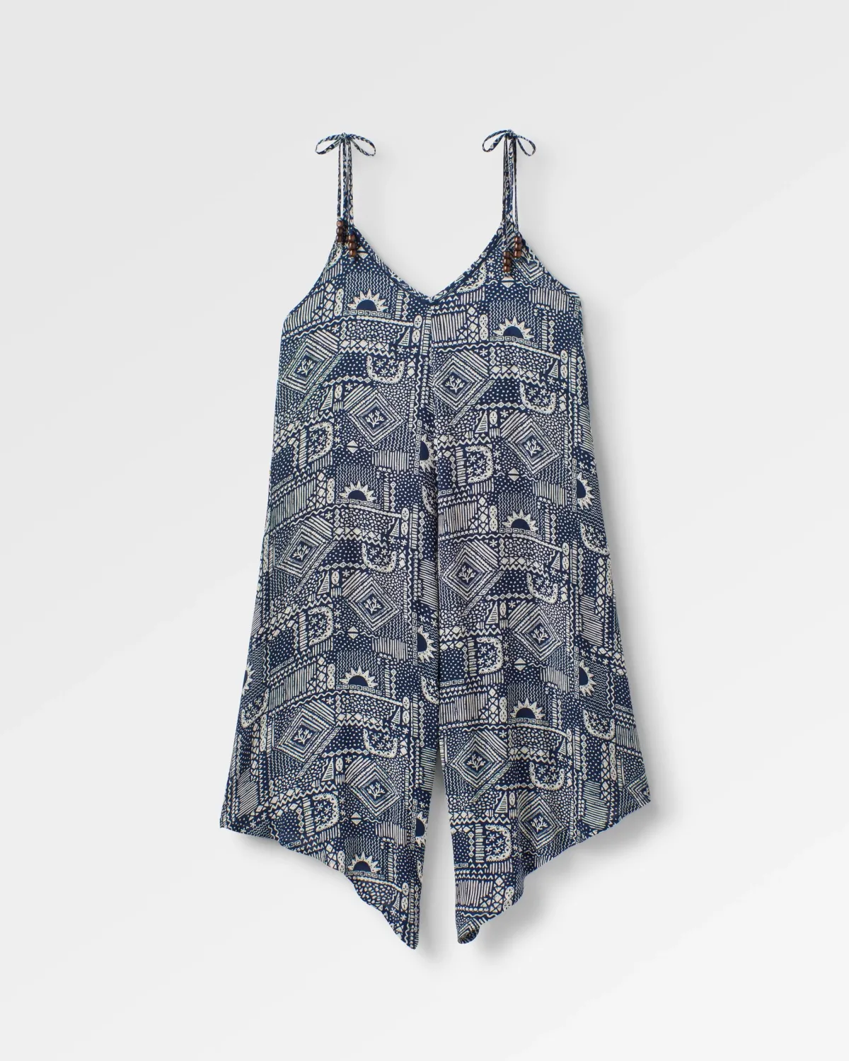 Pants|Dresses & Skirts|Passenger Copetín Jumpsuit - Vintage Patchwork Navy VintagePatchworkNavy