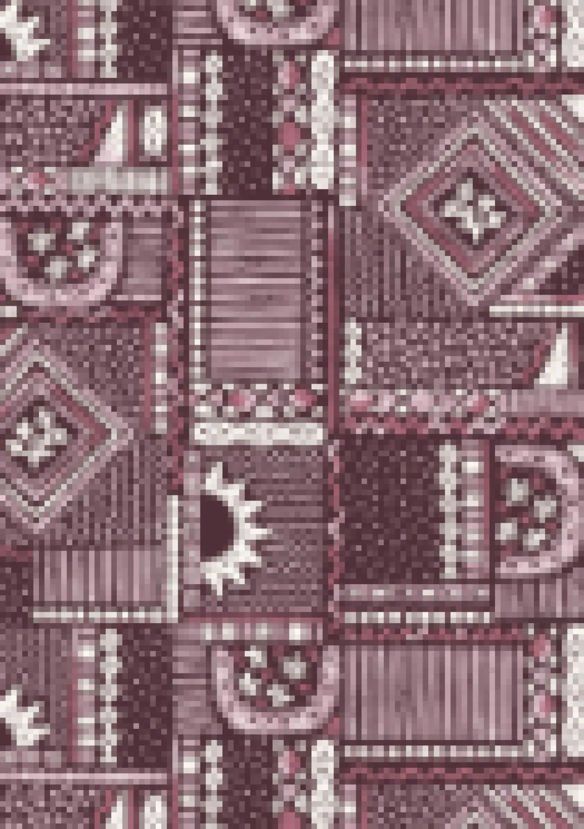 Pants|Dresses & Skirts|Passenger Copetín Jumpsuit - Vintage Patchwork Wine VintagePatchworkWine