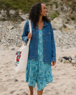 Pants|Dresses & Skirts|Passenger Copetín Jumpsuit - Vintage Patchwork Blue Pool VintagePatchworkBluePool