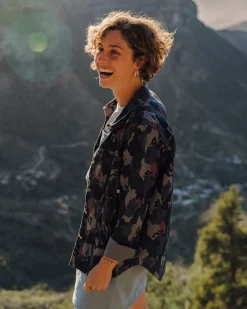 Shirts|Shirts|Passenger Coral Organic Cotton Long Sleeve Shirt - Sycamore Camo SycamoreCamo