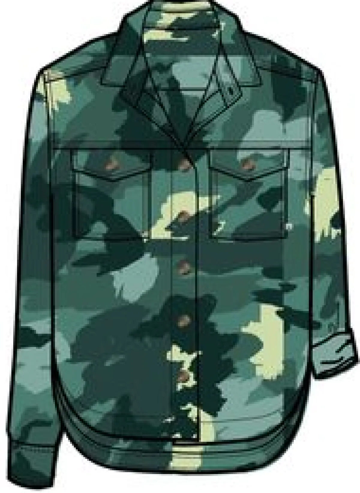 Shirts|Shirts|Passenger Coral Organic Cotton Long Sleeve Shirt - Alpine Camo Rain Forest AlpineCamoRainForest