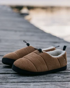 Footwear|Footwear|Passenger Corduroy Hut Slipper Recharge - Coconut