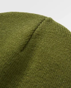Beanies|Passenger Core Recycled Acrylic High-Top Beanie - Khaki Green KhakiGreen