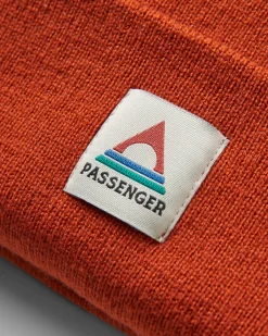 Beanies|Passenger Core Recycled Acrylic High-Top Beanie - Rust