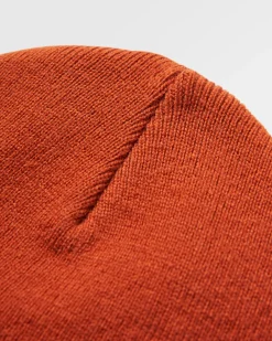 Beanies|Passenger Core Recycled Acrylic High-Top Beanie - Rust