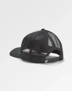 Caps & Hats|Caps & Hats|Passenger Core Recycled Cotton Trucker Hat - Black/ White Black/White