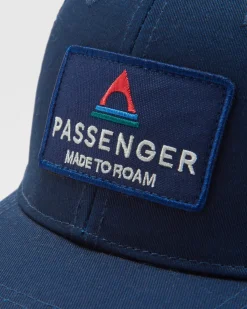 Caps & Hats|Caps & Hats|Passenger Core Recycled Cotton Trucker Hat - Rich Navy RichNavy