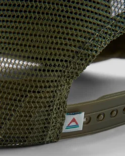Caps & Hats|Caps & Hats|Passenger Core Recycled Cotton Trucker Hat - Khaki Green KhakiGreen