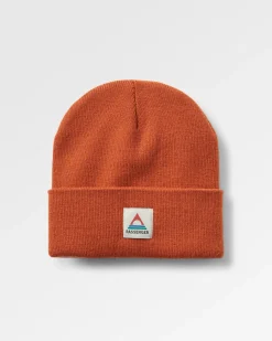 Beanies|Beanies|Passenger Core Recycled Low-Top Beanie - Burnt Orange BurntOrange