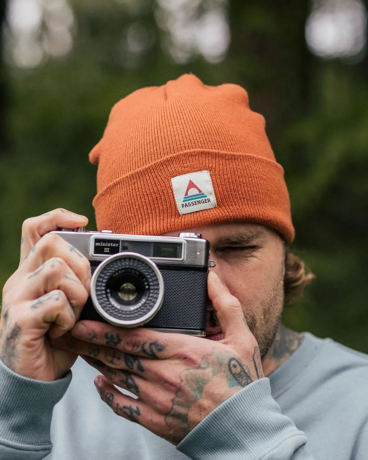 Beanies|Beanies|Passenger Core Recycled Low-Top Beanie - Burnt Orange BurntOrange