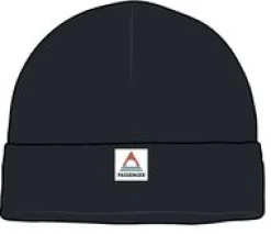 Beanies|Beanies|Passenger Core Recycled Low-Top Beanie - Black