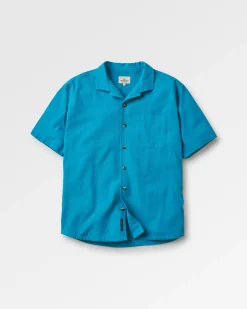 Shirts|Shirts|Passenger Cove Organic Cotton Short Sleeve Shirt - Blue Pool BluePool