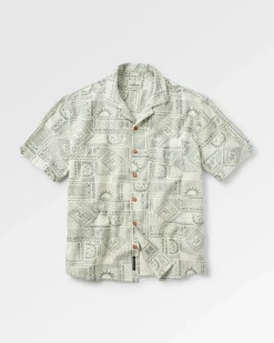 Shirts|Shirts|Passenger Cove Organic Cotton Short Sleeve Shirt - Vintage Patchwork Pistachio VintagePatchworkPistachio