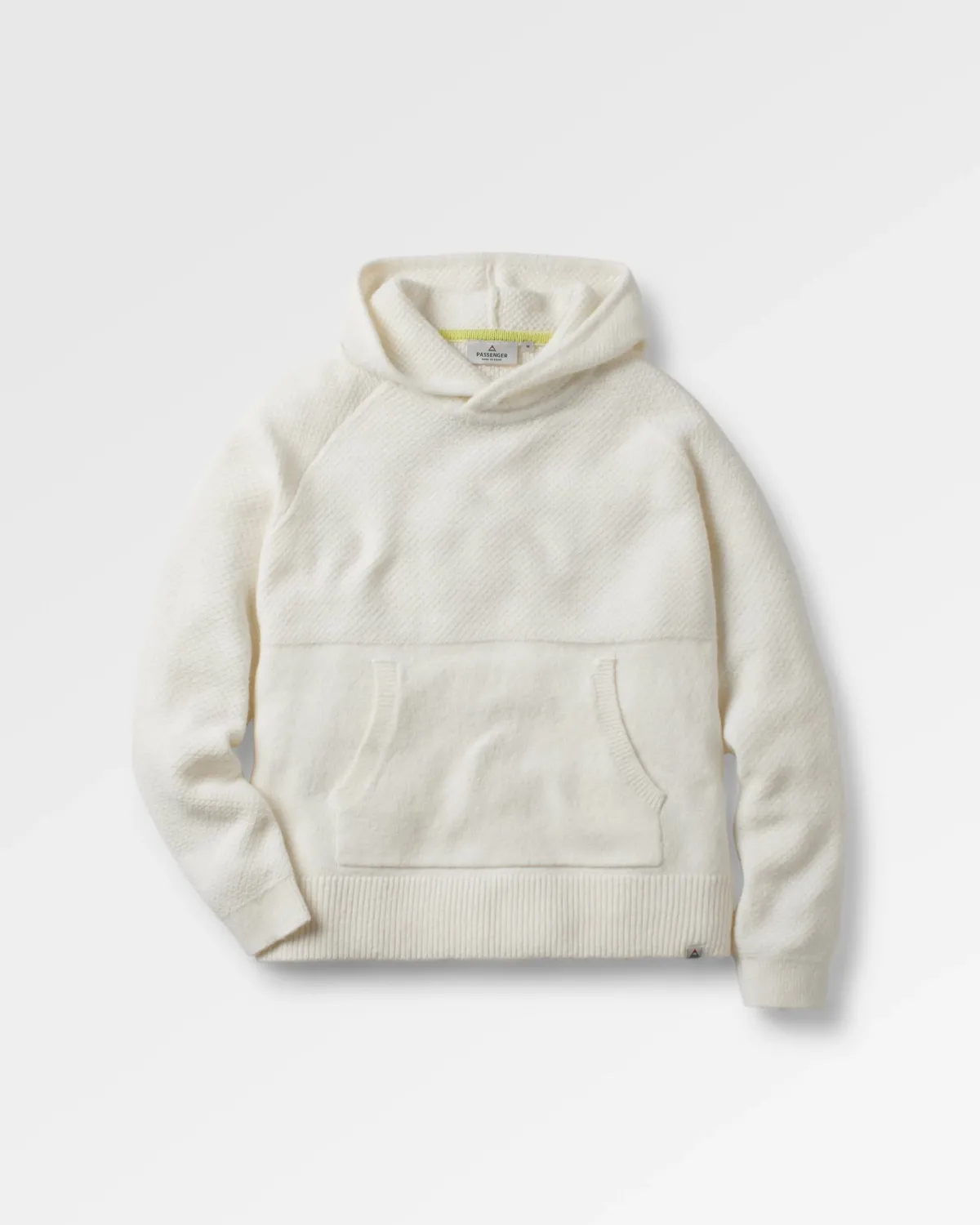 Hoodies|Knitwear|Passenger Cove Recycled Knitted Hoodie - Off White OffWhite