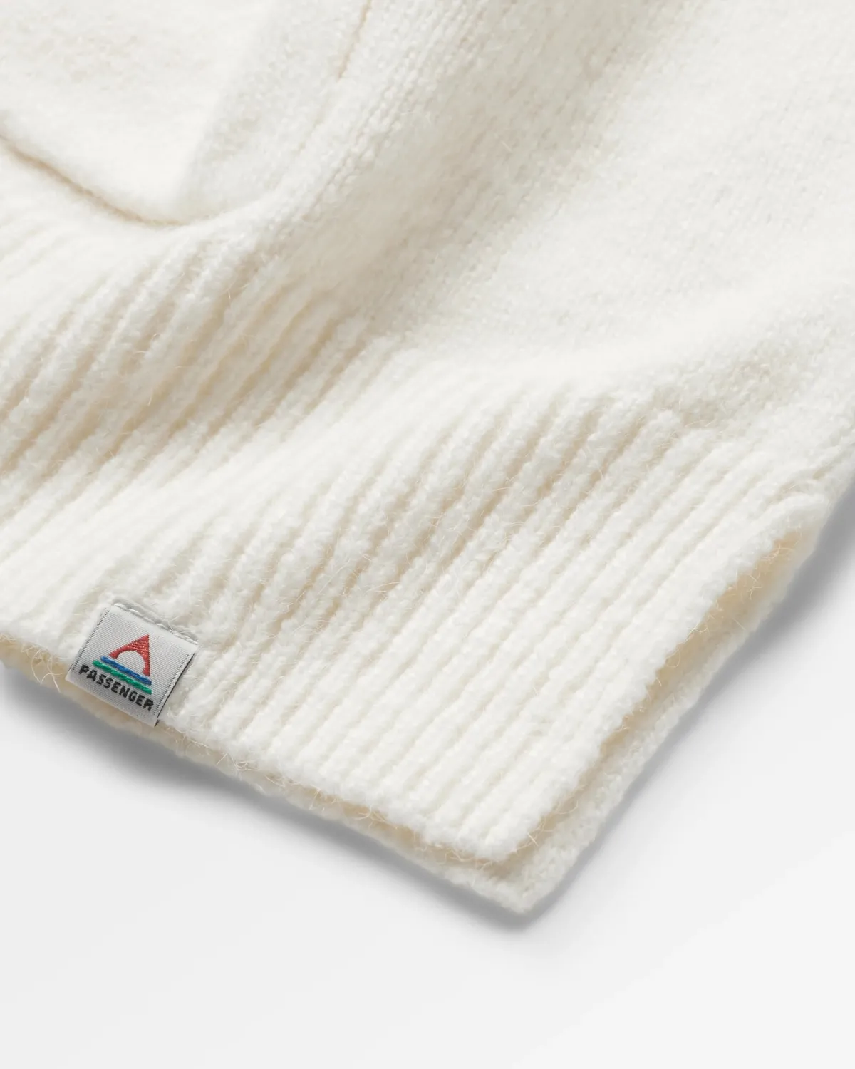 Hoodies|Knitwear|Passenger Cove Recycled Knitted Hoodie - Off White OffWhite