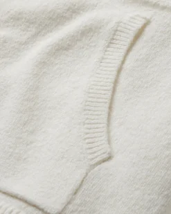 Hoodies|Knitwear|Passenger Cove Recycled Knitted Hoodie - Off White OffWhite