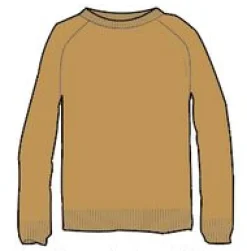 Knitwear|Sweaters|Passenger Cove Recycled Knitted Sweater - Amber Gold AmberGold